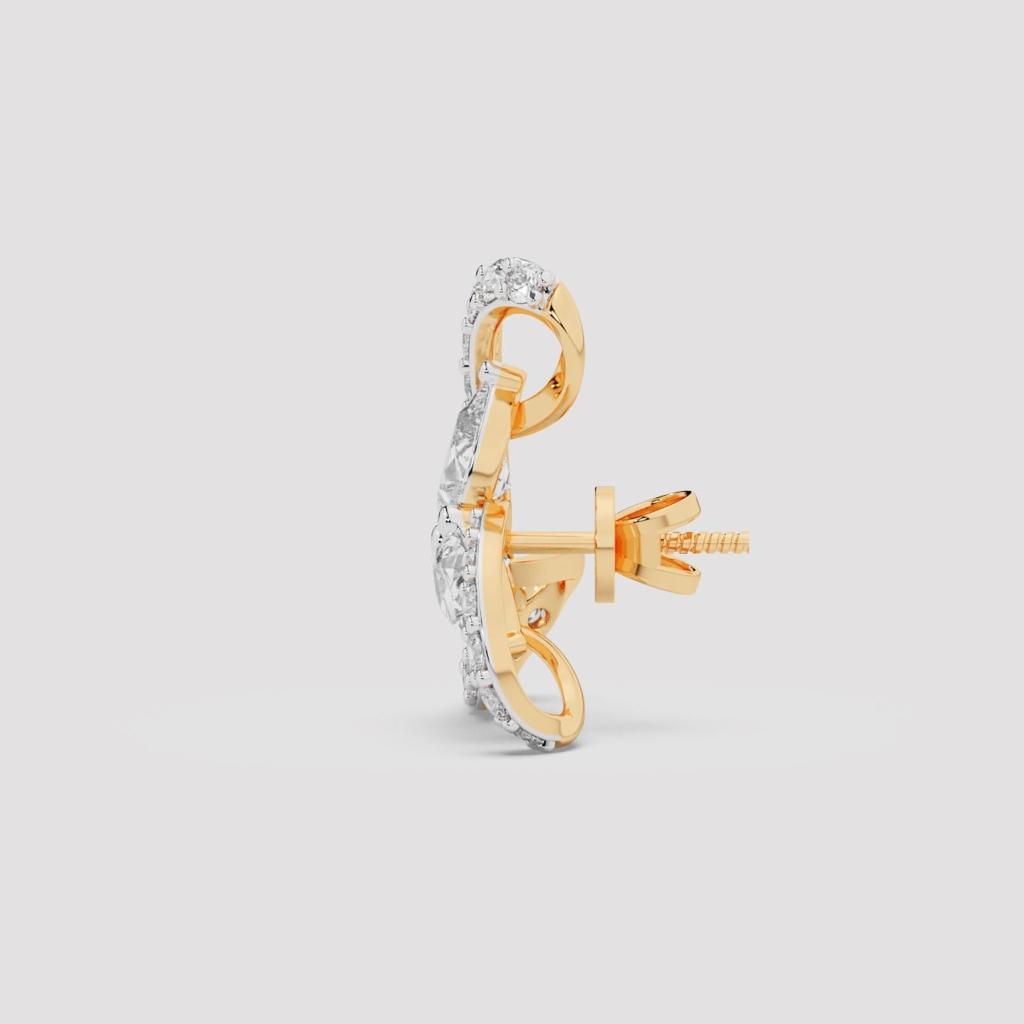 Rhythmic Swirl Studs