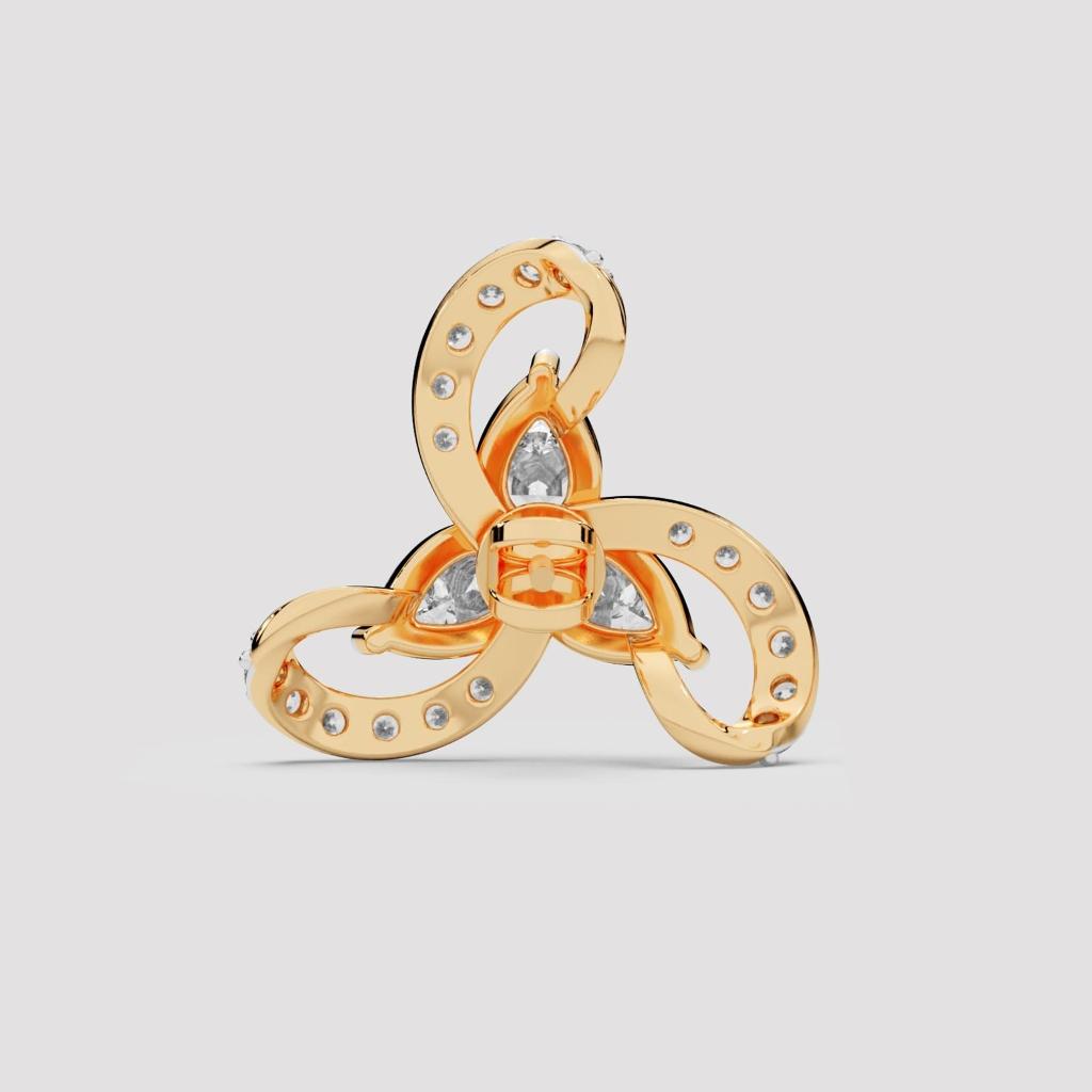 Rhythmic Swirl Studs