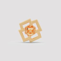 Round Diamond Cluster Studs