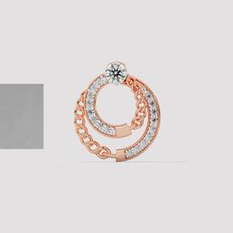 Round Diamond Intertwined Studs