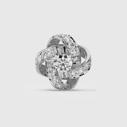 Round Diamond Interwoven Studs