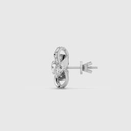 Round Diamond Interwoven Studs