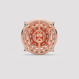 Royal Halo Stud Earrings