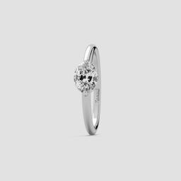 Seraphic Oval Solitaire