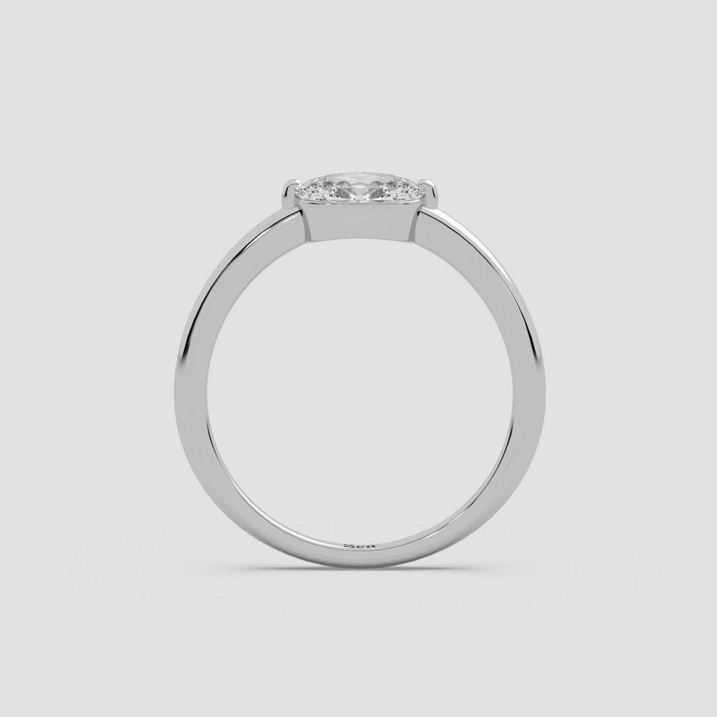 Seraphic Oval Solitaire