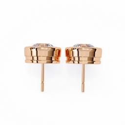 Sovereign Round Bezel Earring