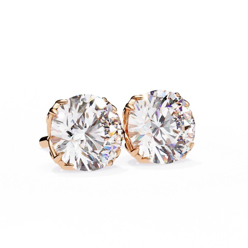Sovereign Round Stud Earring