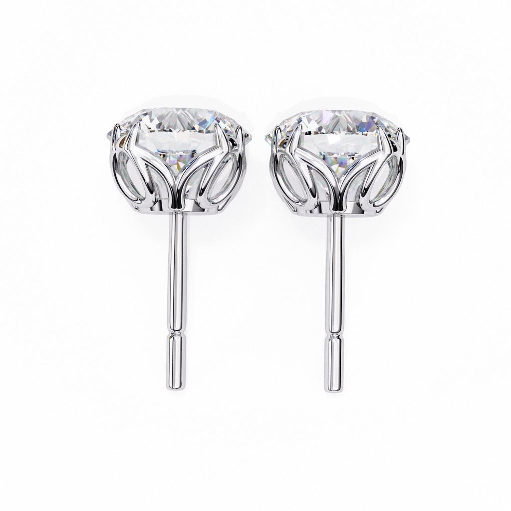 Sovereign Round Stud Earring