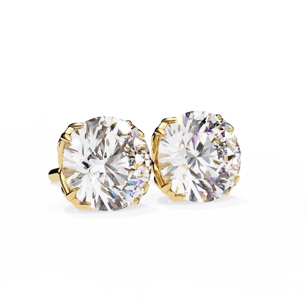 Sovereign Round Stud Earring
