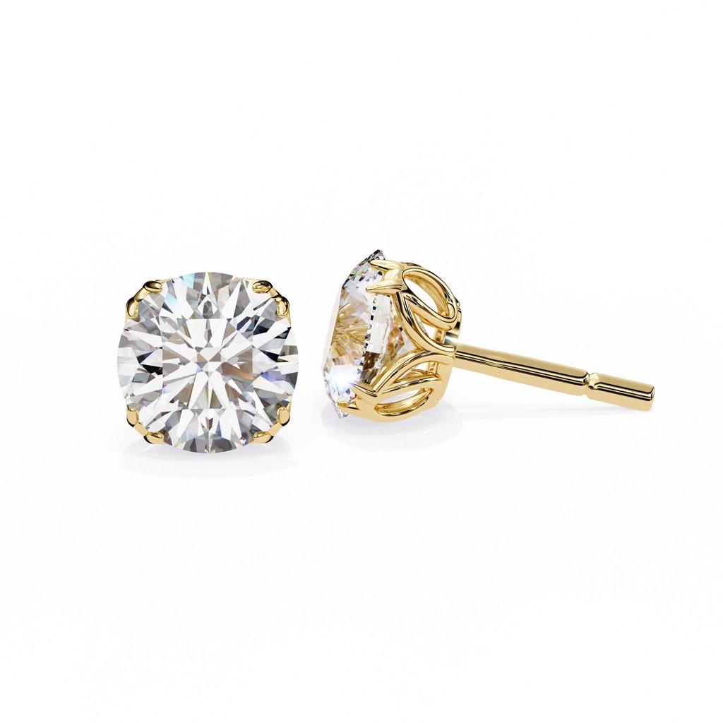 Sovereign Round Stud Earring