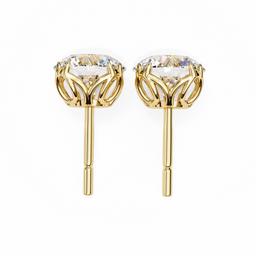Sovereign Round Stud Earring