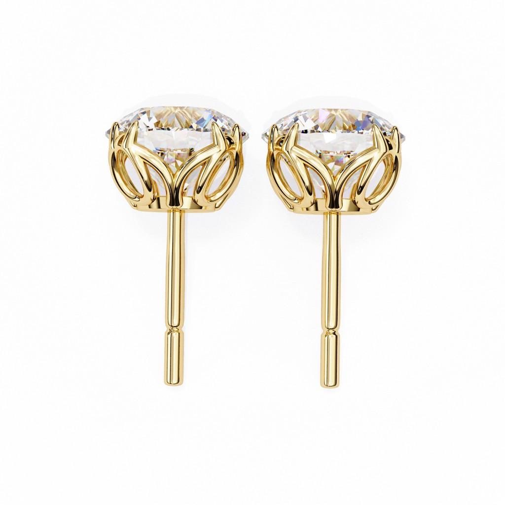 Sovereign Round Stud Earring
