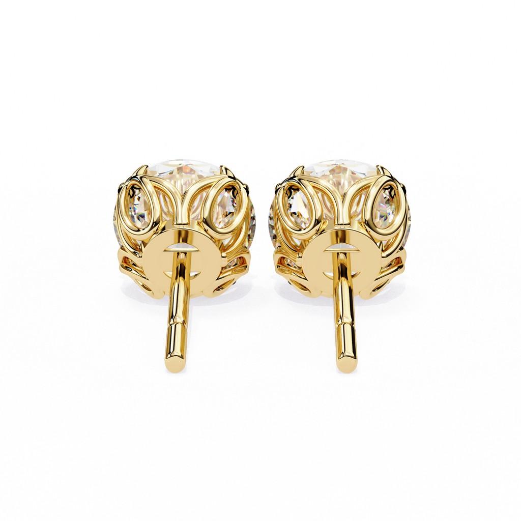 Sovereign Round Stud Earring