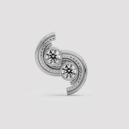 Spiral Swirl Stud Earrings