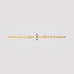 Twisted Rope Diamond Bracelet
