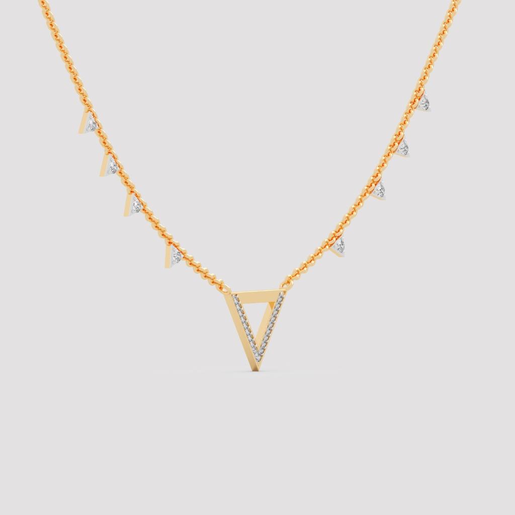 Victory Triangle Necklace