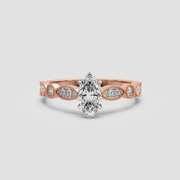 Vintage Marquise Solitaire Ring