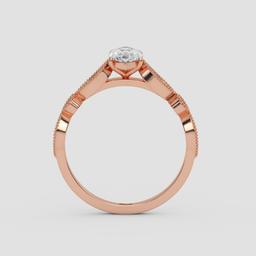 Vintage Marquise Solitaire Ring