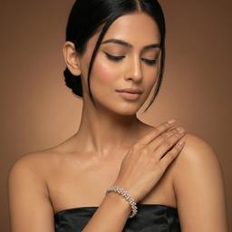 Floral Cluster Diamond Bracelet