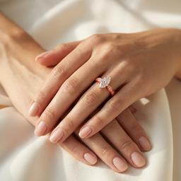 Vintage Marquise Solitaire Ring